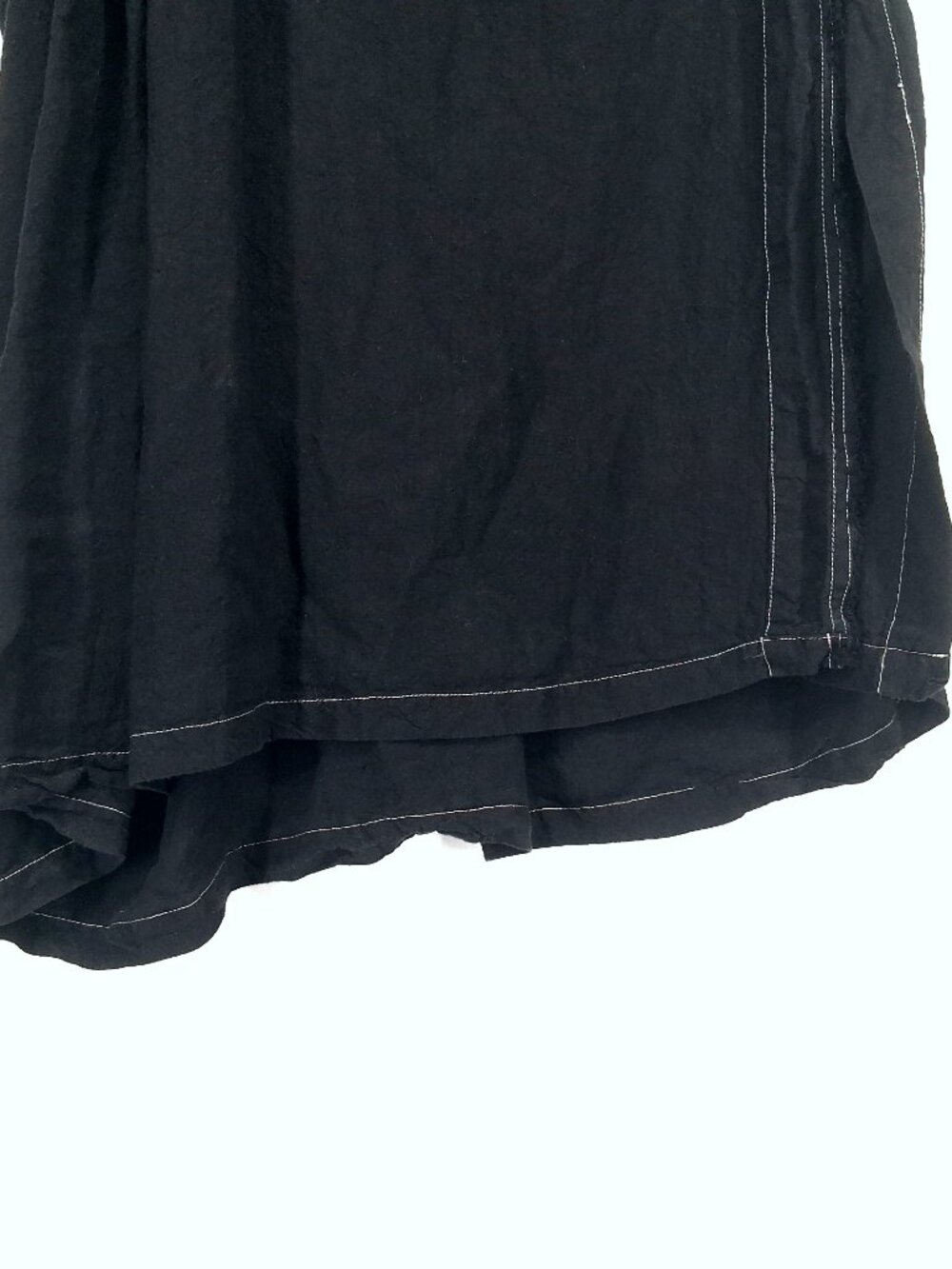 Marc Le Bihan Linen Asymmetric Draped Bustle Maxi Skirt Black Deconstructed 38 M - Picture 4 of 15